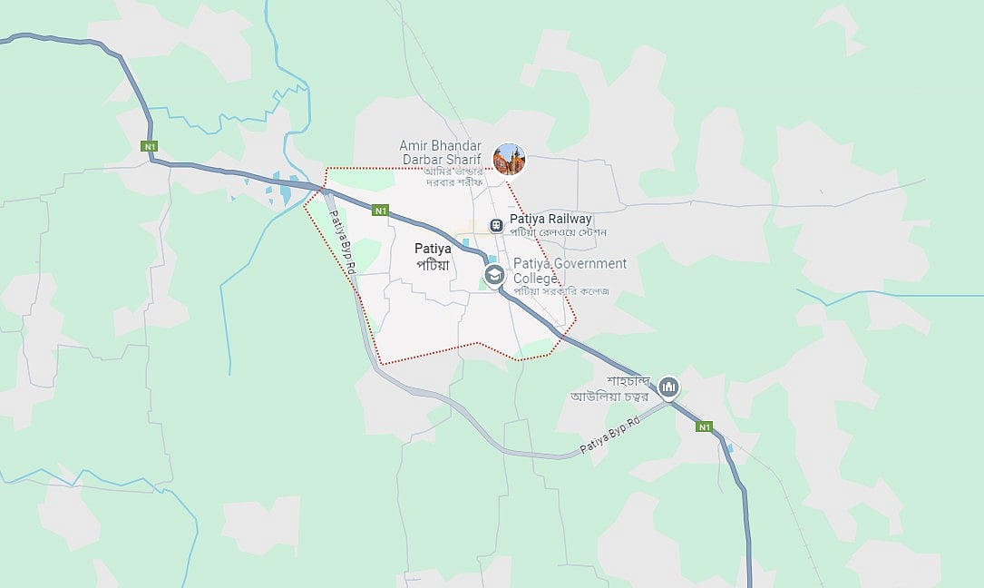 ছবি: গুগল ম্যাপ থেকে নেওয়া স্ক্রিনশট